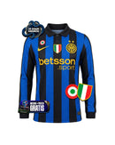 Maglia Gara Home Player 26/27 Manica Larga + Scudetto + Coppa Italia
