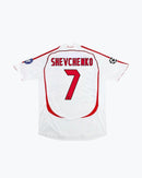 #7 Shevchenko Maglia Retro ACM Away 2007/08 - UCL Finale